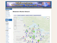 Tablet Screenshot of midwesternweather.net
